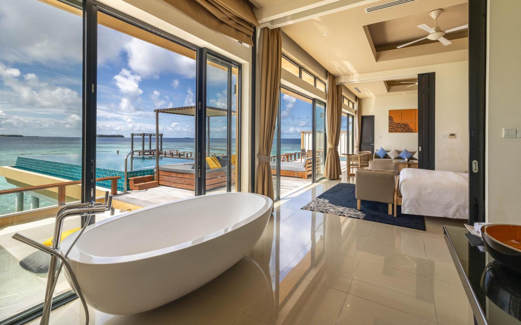 Angsana Velavaru In-Ocean Villas - All-Inclusive Select, Book Now & Enjoy 20 Percent Off Seaplane Transfer For Stays In 2025 Hulhudheli Exteriér fotografie